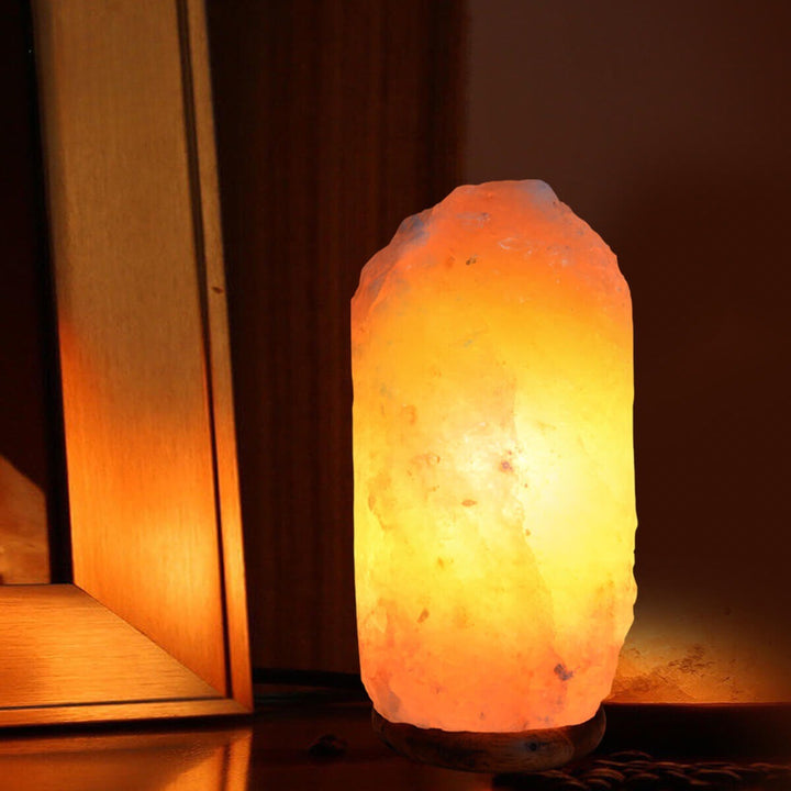Natural Shape Pure Himalayan Pink Rock Salt Lamp (2-3 Kg), May helpful in SMOG and Room Air Quality Improvement My Store
