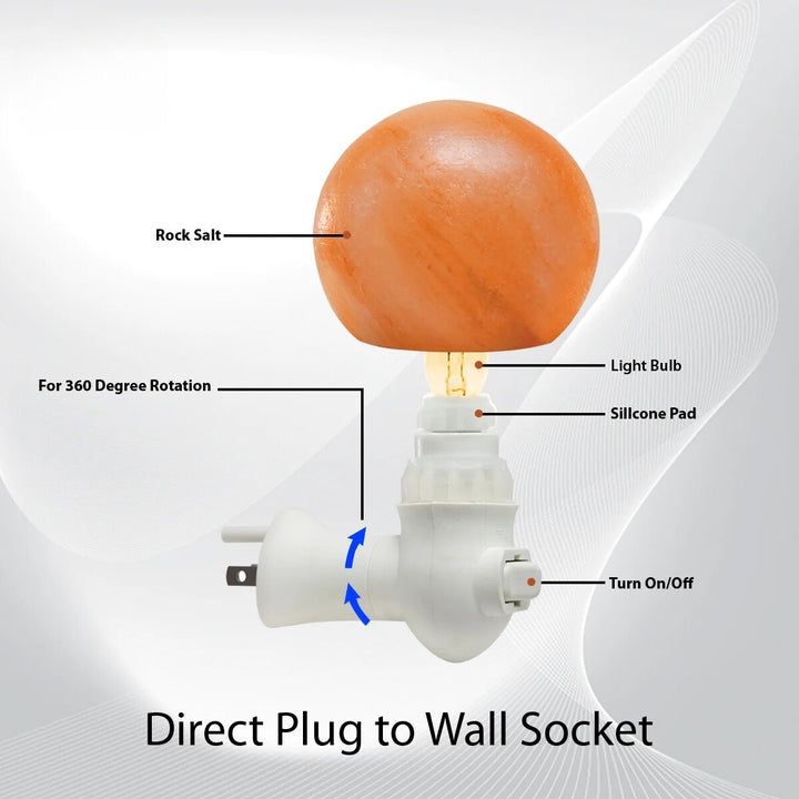 Ball Shape Nightlight Salt Lamp – Best to rejuvenate your Energies My Store